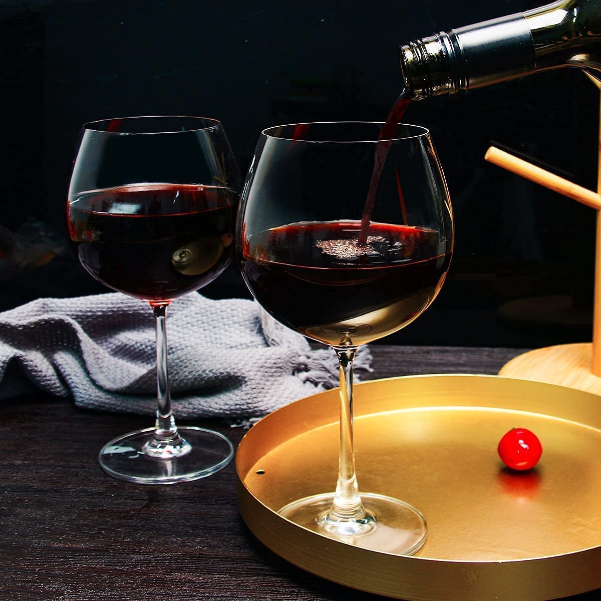 Red Wine Glass Set, White Wine Beer Whisk Drink Glass 660ml(PACK OF 6)